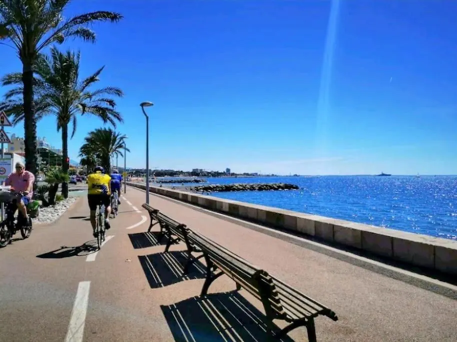 Oasis Marin 1 Studio Proche Mer Parking Wifi Cagnes-sur-Mer